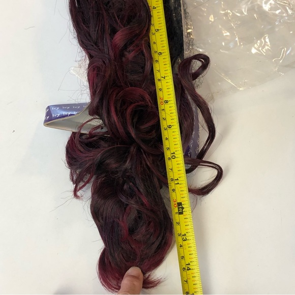 Ponytail Long Hairpiece Clip in Pony Tail wig Hair Extension T1B/BUG - Picture 6 of 7